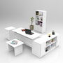 Hanah Home Vo15-W Juego de muebles de oficina blanco